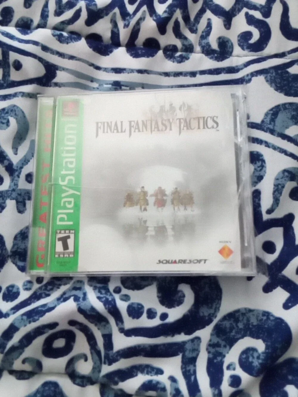 Sony Final Fantasy Tactics Disc - White and Black Artwork